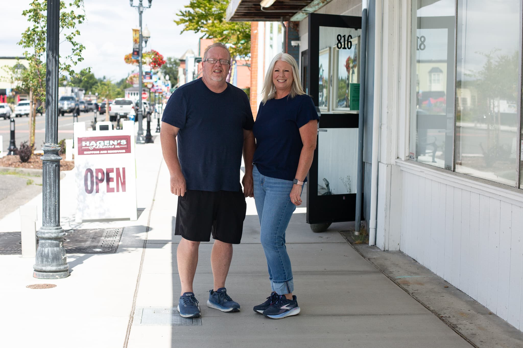 Steve and Kelli Hagen, owners of Hagen's of Blaine